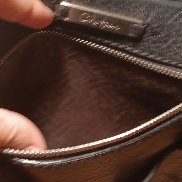Cole Haan Black Leather Crossbody Bag - Picture 7 of 14
